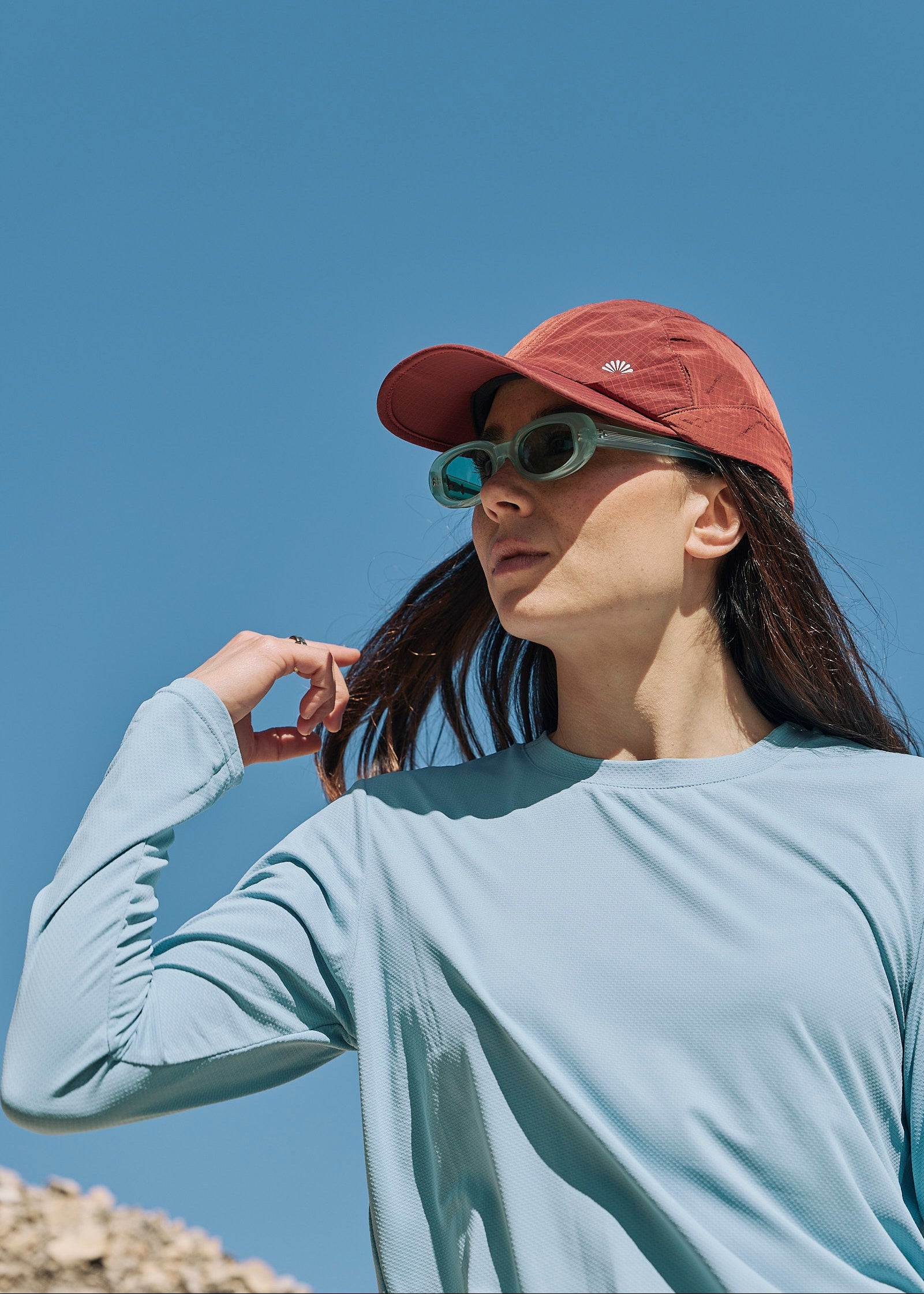 Sun Ray UPF50+ All G UV Tee Horizon Blue Women's