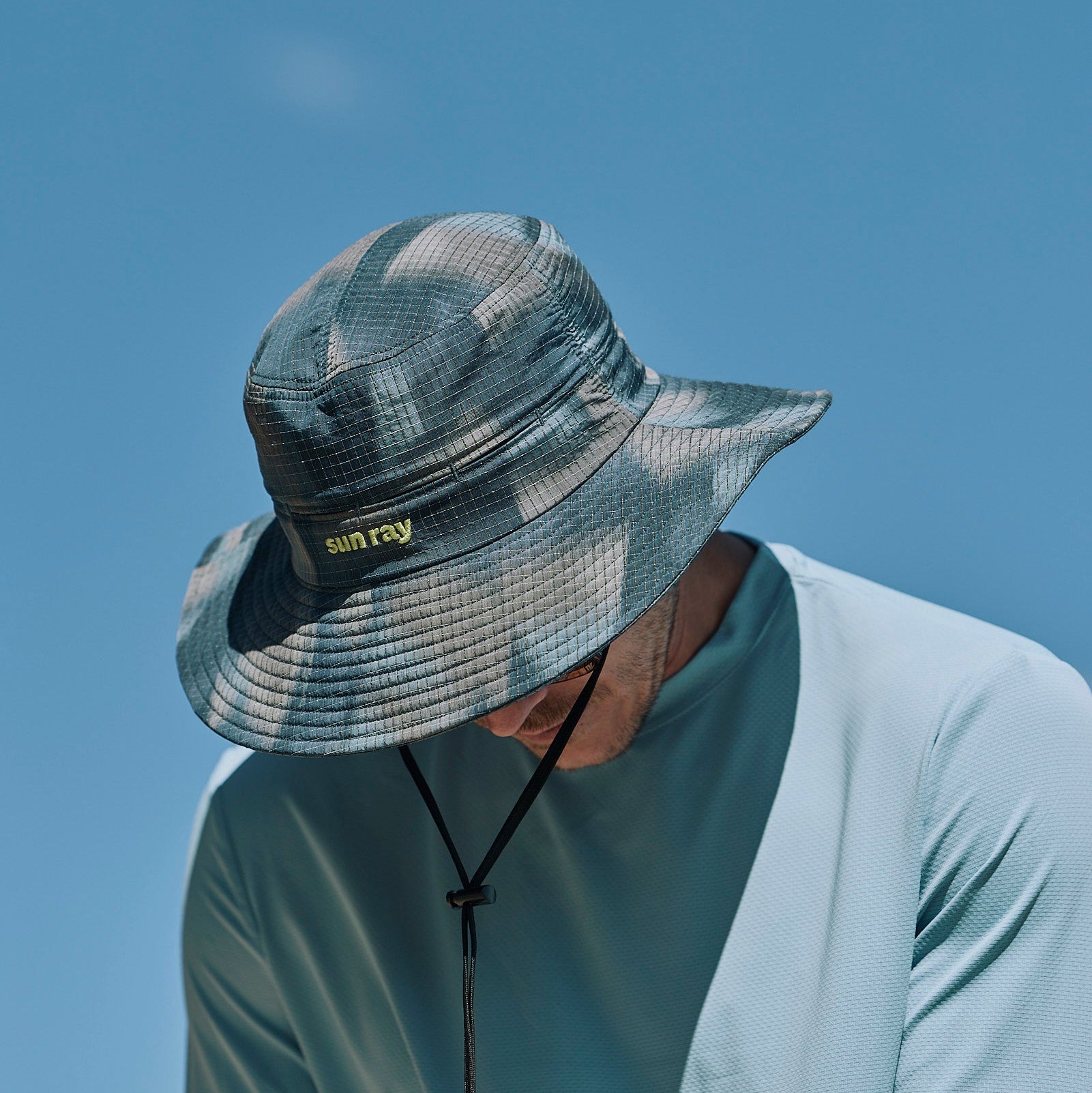 Breezy Brimmer UPF50+ Camo Blues – Sun Ray