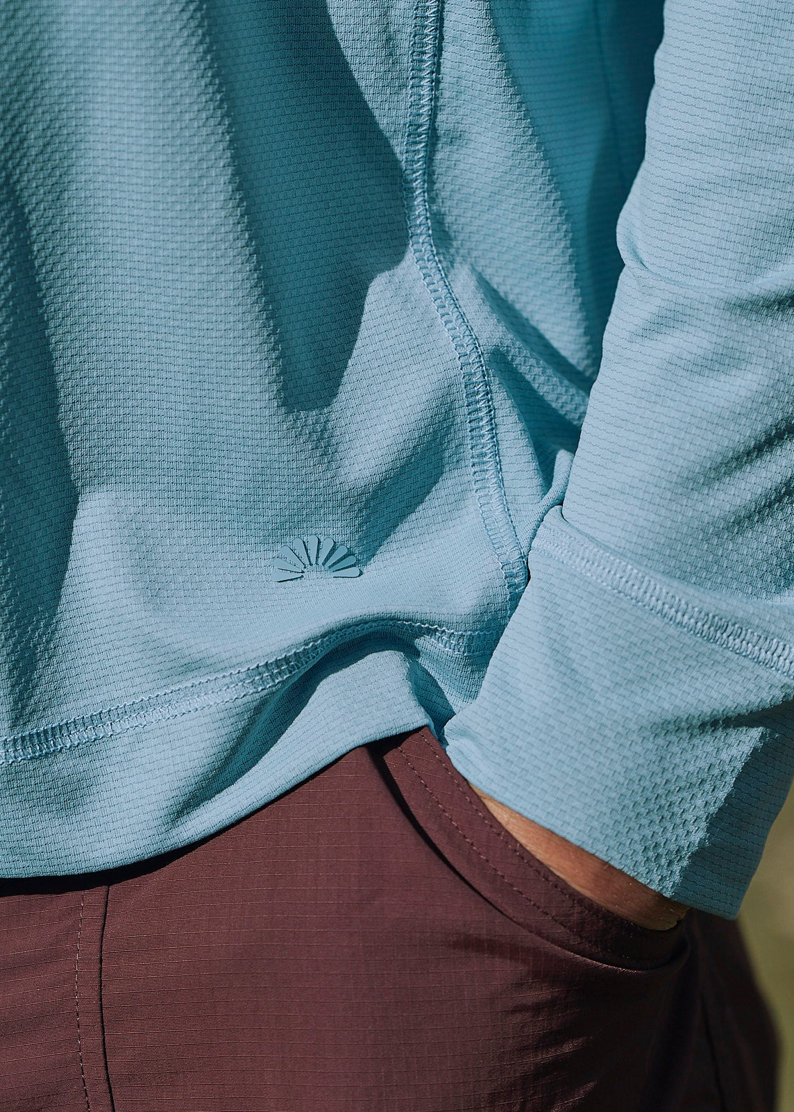 Sun Ray UPF50+ All G UV Tee Horizon Blue Men's