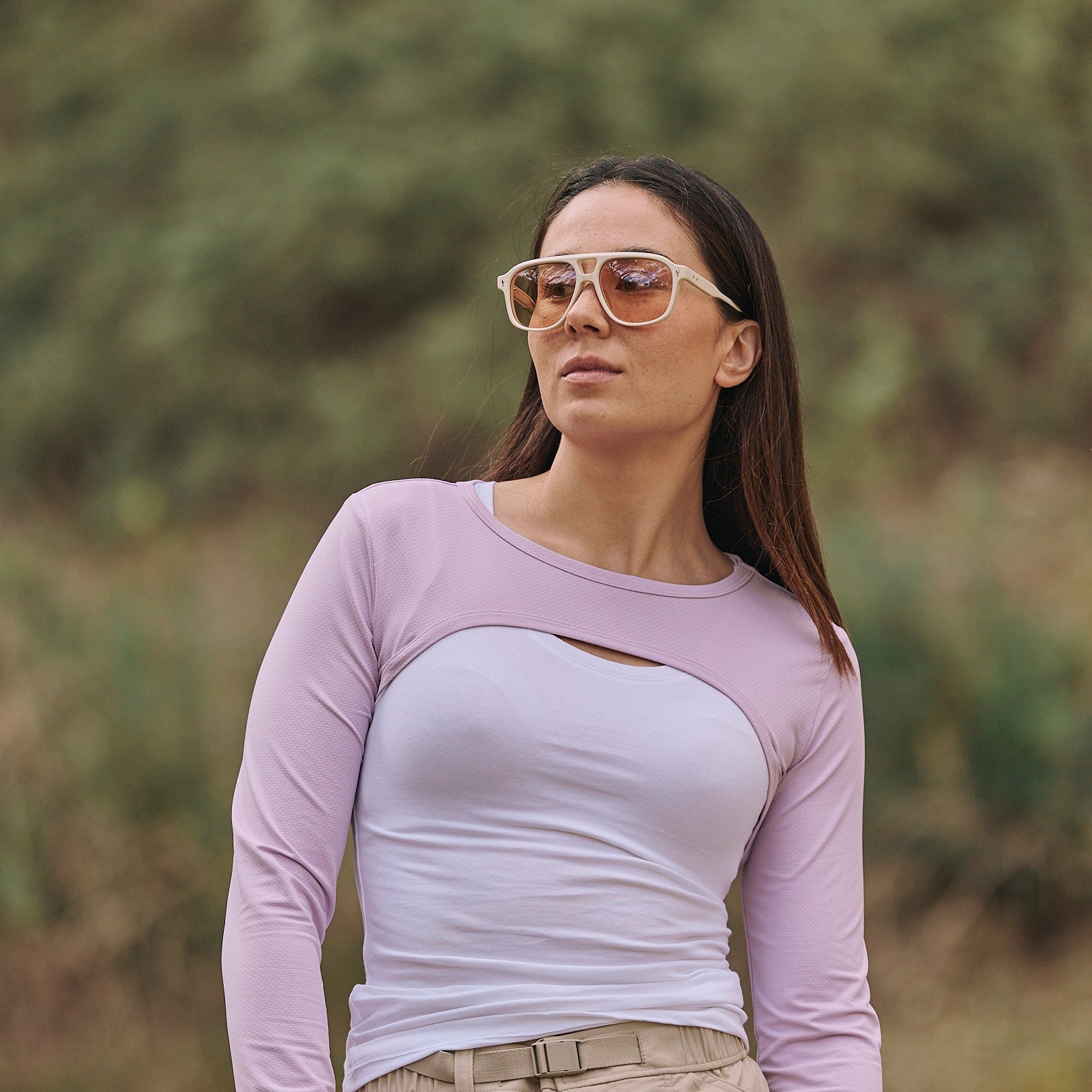 Sun Ray Shady Shoulders UPF50+ Sun Shrug arms sleeves protection bolero lilac