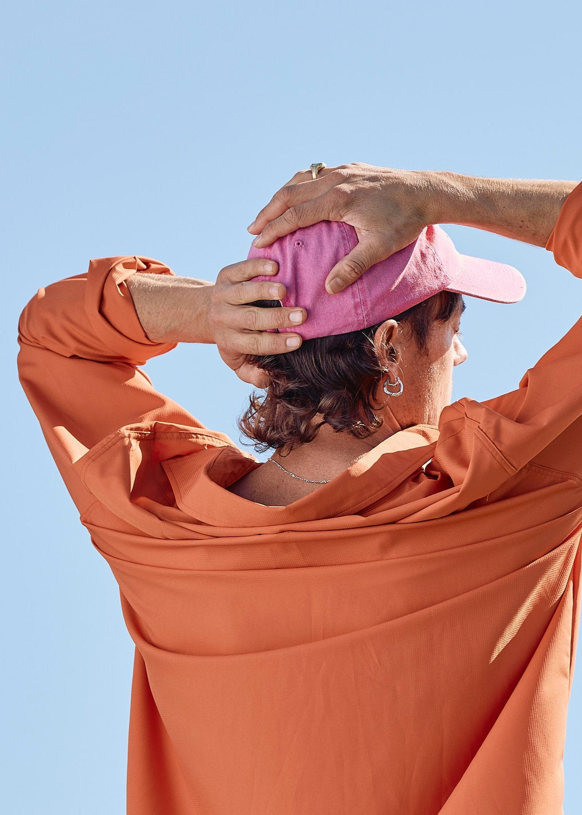 Sun Ray UPF50+ Sun Protection Clothing Sun Shirt Burnt Orange