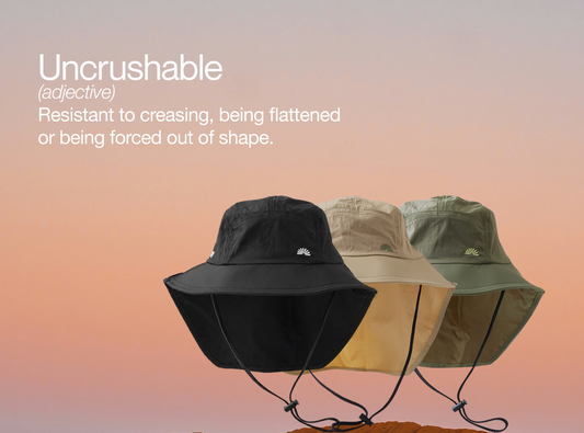 The uncrushable Mullet Brimmer: the hat that can take anything