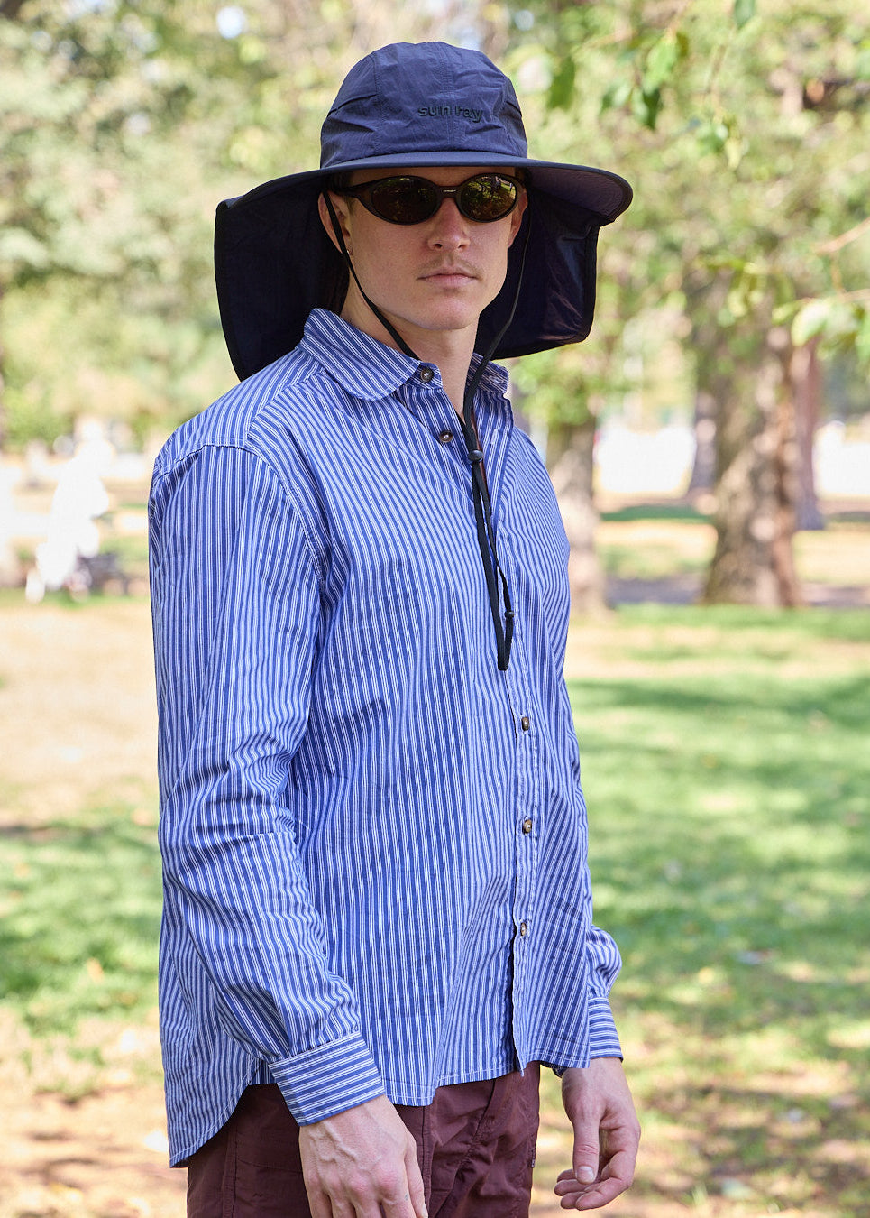 All Day, Everyday Sun Shirt with Sun Ray Seriously Shady mullet brimmer hat UPF50+ UV protection