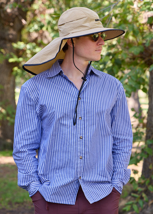 All Day, Everyday Sun Shirt with Sun Ray Seriously Shady mullet brimmer hat