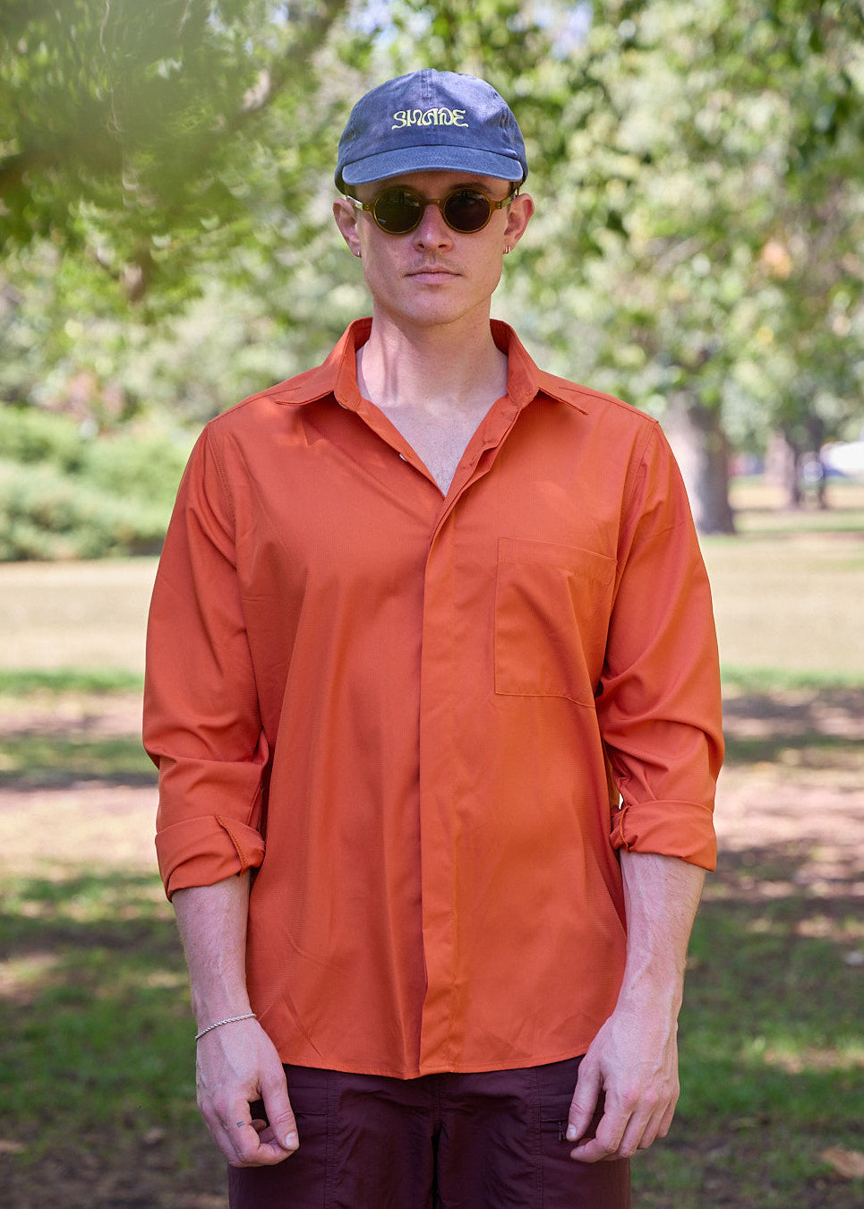 Sun Ray UPF50+ Sun Protection Clothing Sun Shirt Burnt Orange