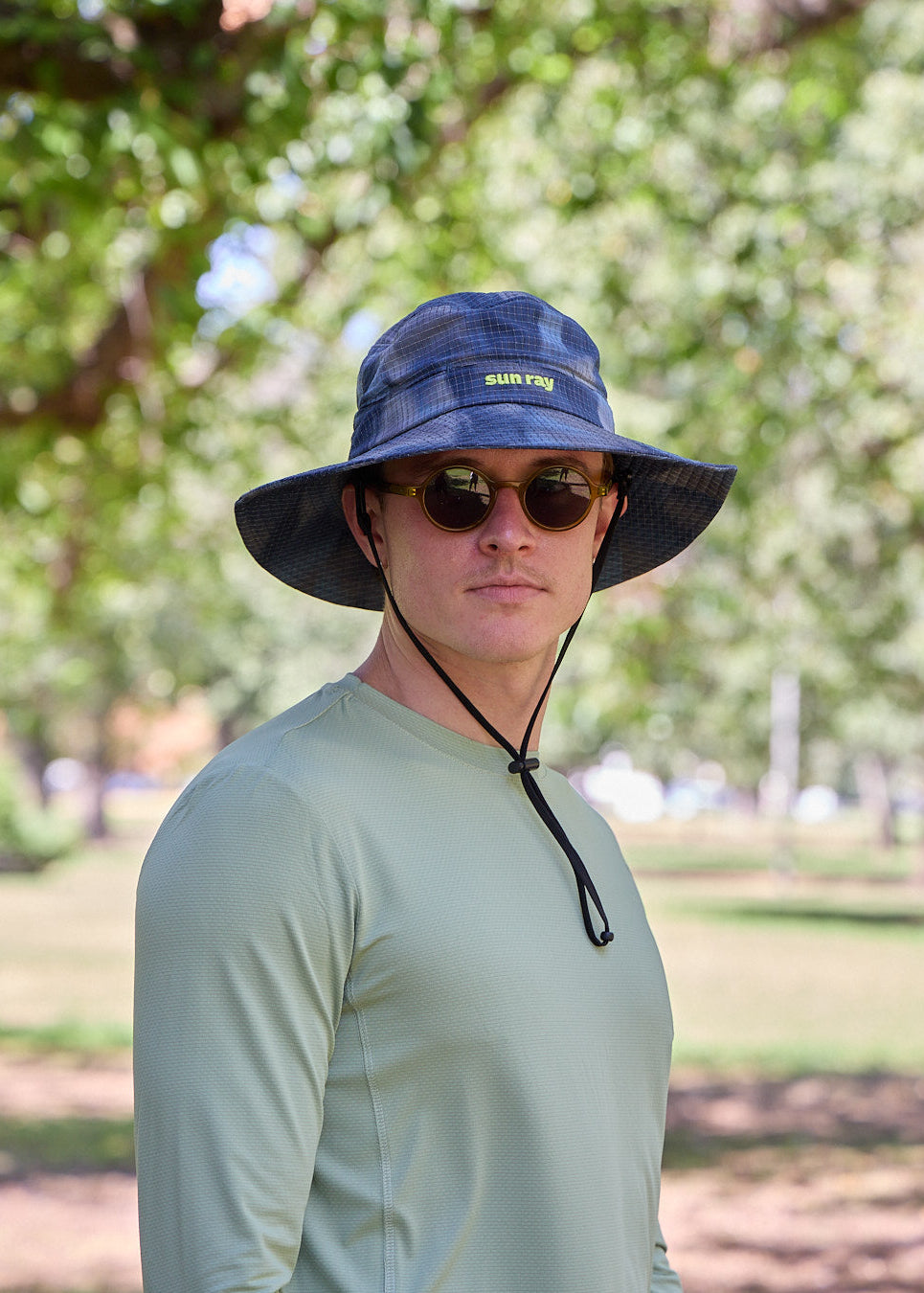 Sun Ray UPF50+ Sun Protection Clothing All G Long Sleeve Tee Saltbush