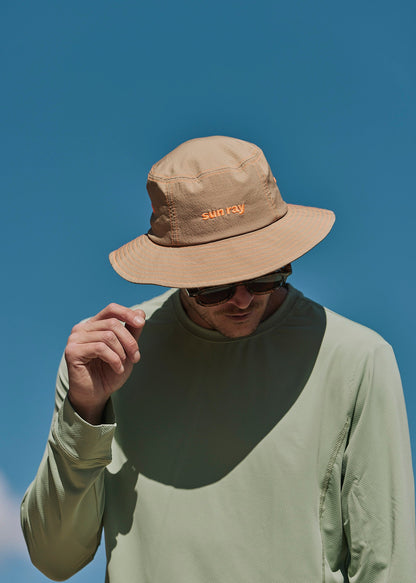 Sun Ray UPF50+ Convertible Bucket Hat with legionnaire flap