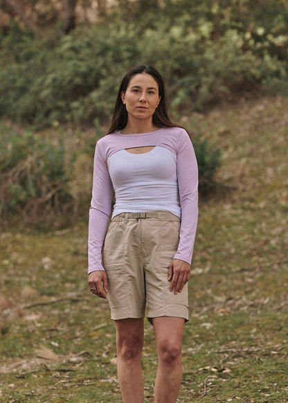 Sun Ray Shady Shoulders UPF50+ Sun Shrug arms sleeves protection bolero lilac