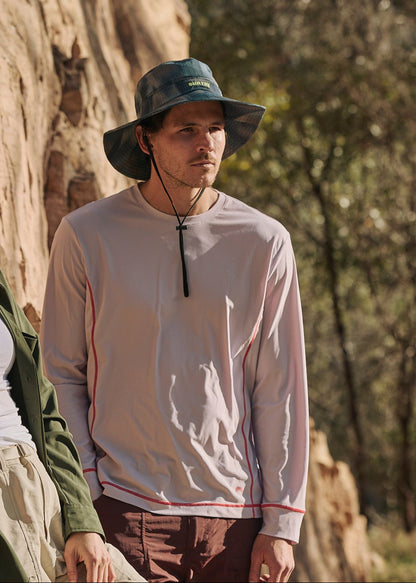 Sun Ray men's UPF50+ Sun Protection All G uv Tee long sleeve Lilac