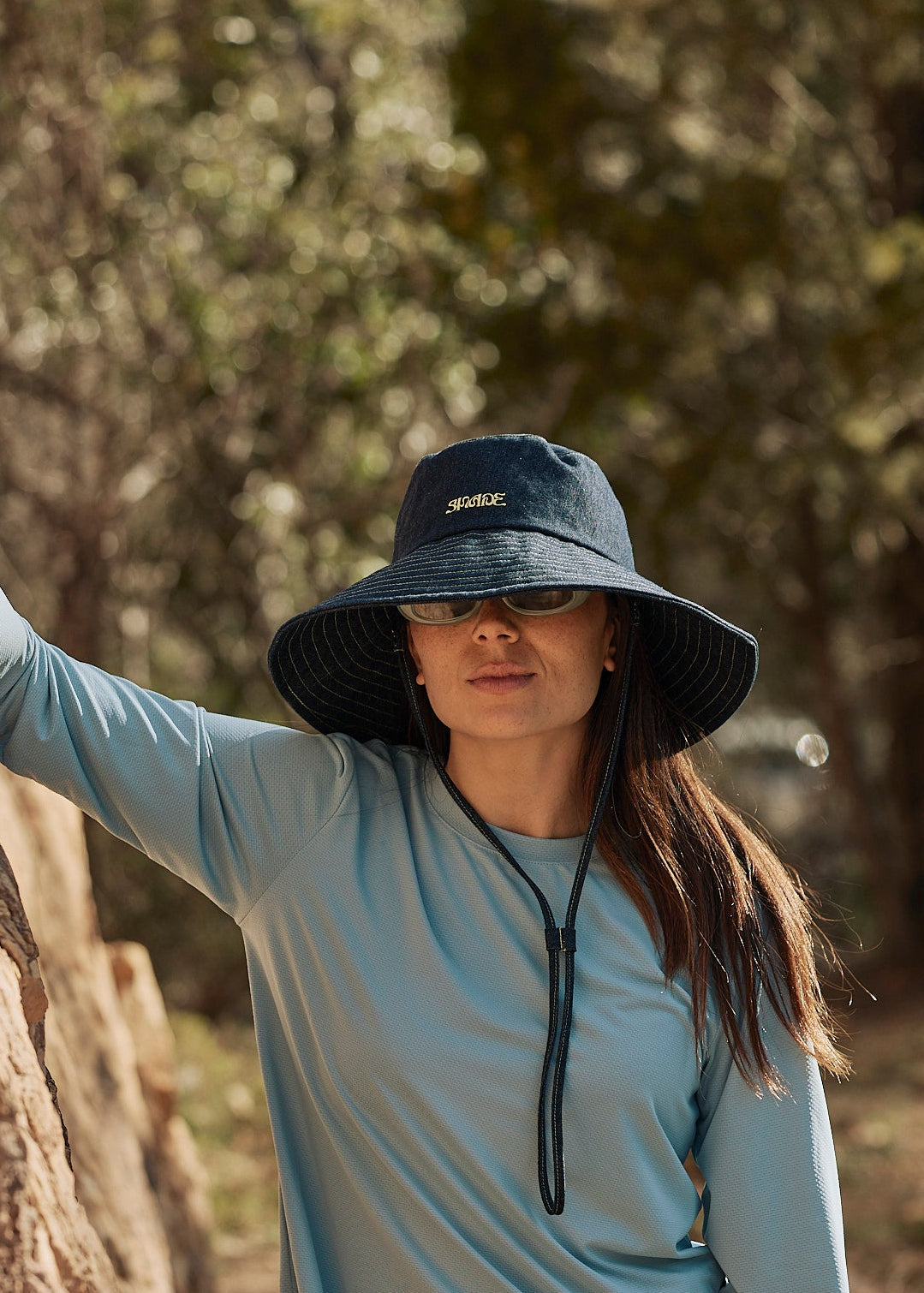 Wide Brim Denim Hat UPF50+ – Sun Ray