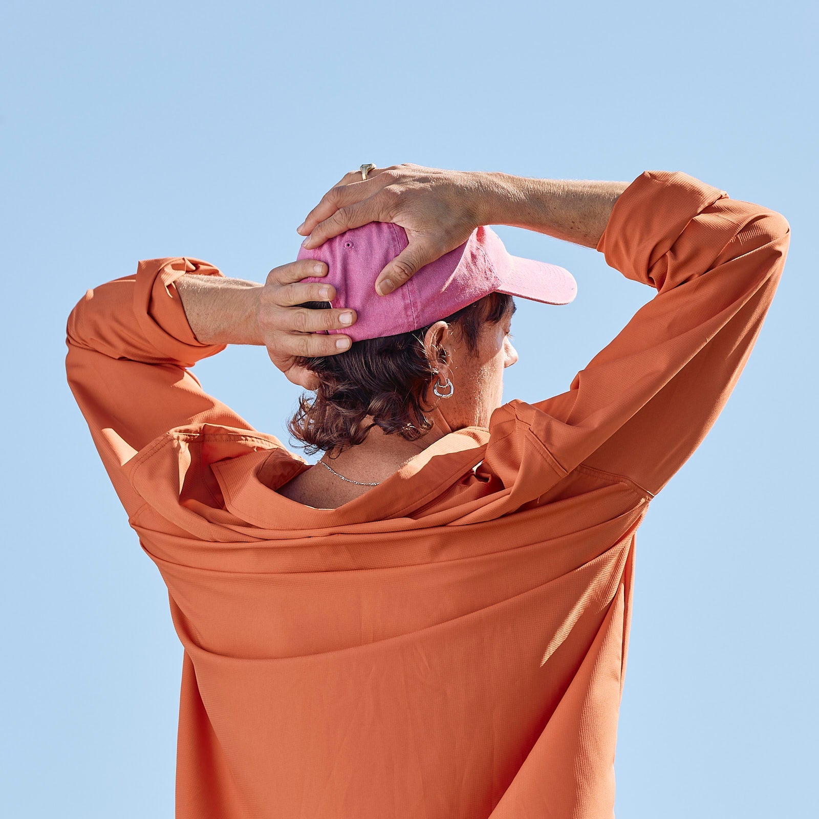 Sun Ray UPF50+ Sun Protection Clothing Sun Shirt Burnt Orange