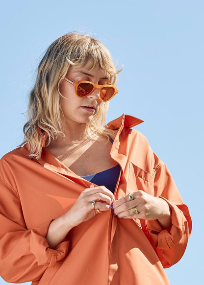 Sun Ray UPF50+ Sun Protection Clothing Sun Shirt Burnt Orange