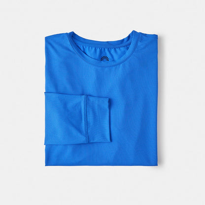 Sun Ray UPF50+ Sun Protection Clothing All G Long Sleeve Tee True Blue