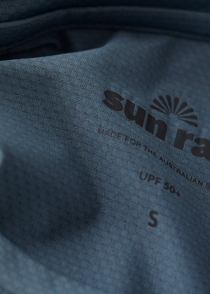 Sun Ray UPF50+ Sun Protection Clothing All G Long Sleeve Tee deep teal boxy fit