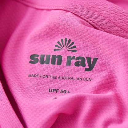 Sun Ray UPF50+ Sun Protection Clothing All G Long Sleeve Tee fuchsia boxy fit