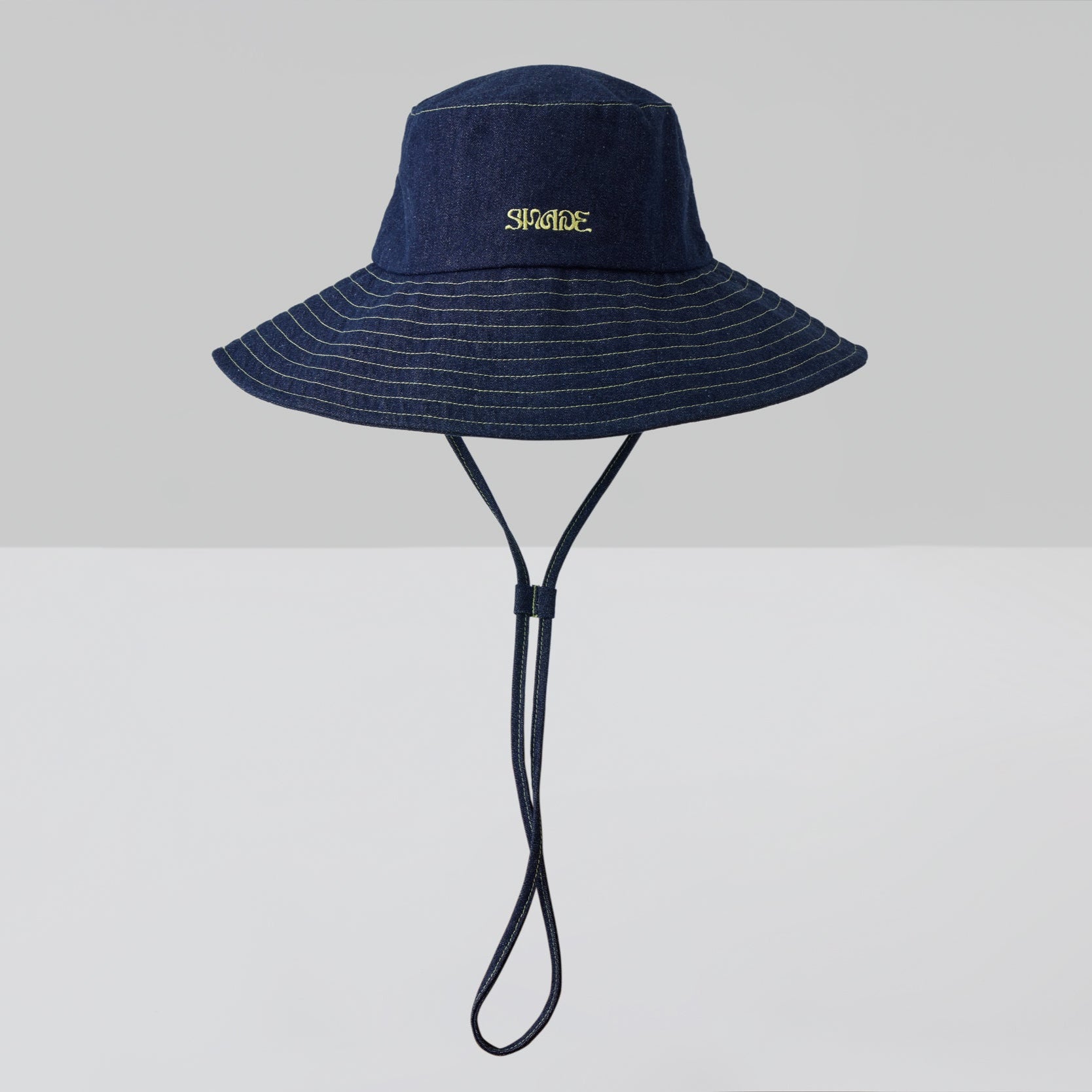 Sun Ray UPF50+ Sun protection shady lady wide brim shade hat denim blue