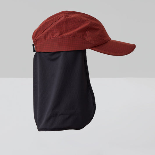 Sun Ray UPF50+ Origami folding flap cap with detachable neck cover