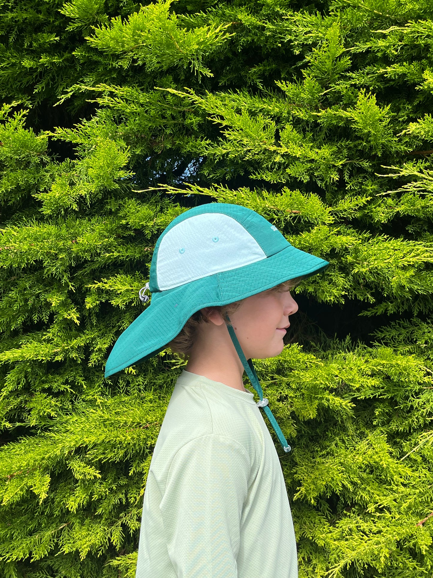 Kids sun protection mullet brimmer legionnaire hat