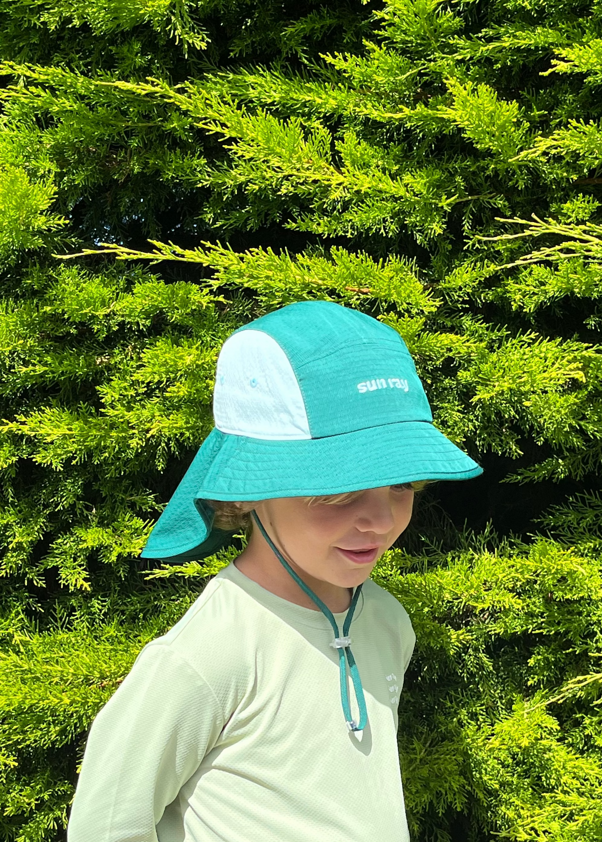 Kids sun protection mullet brimmer legionnaire hat