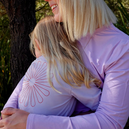 Sun Ray Kids's UPF50+ Sun Protection All G Tee Lilac