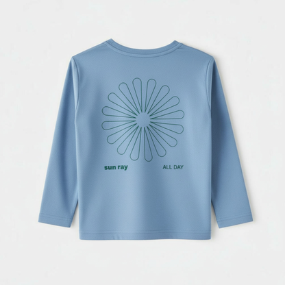 Kids UPF50+ Sun Protection All G UV Tee Horizon Blue
