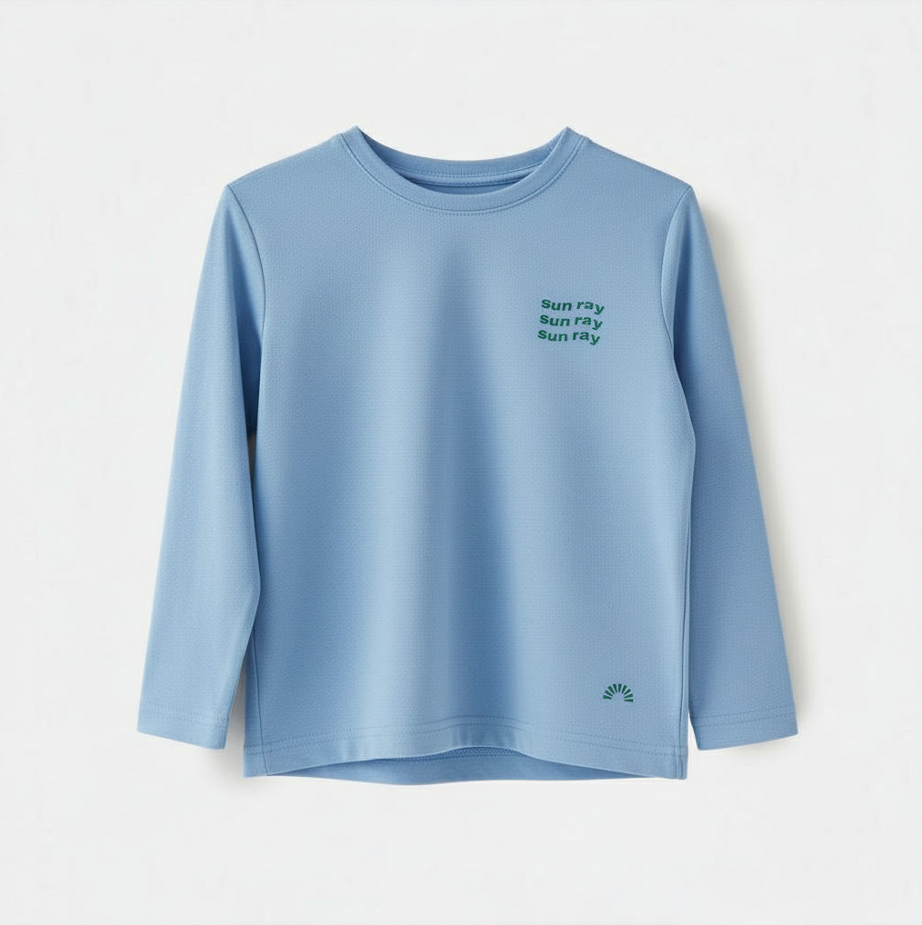 Kids UPF50+ Sun Protection All G UV Tee Horizon Blue