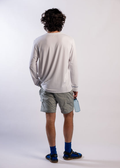 Sun Ray UPF50+ Sun Protection Clothing All G Long Sleeve Tee White