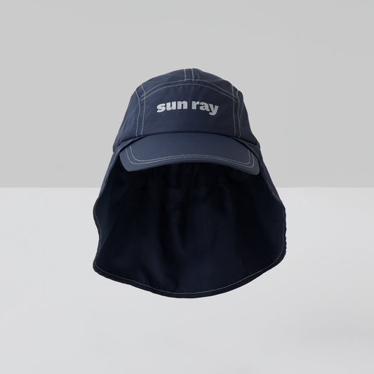UPF50+ sun protection navy legionnaire mullet hat