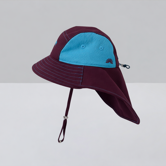 Kids UPF50+ sun Hat mullet brimmer Sun Ray