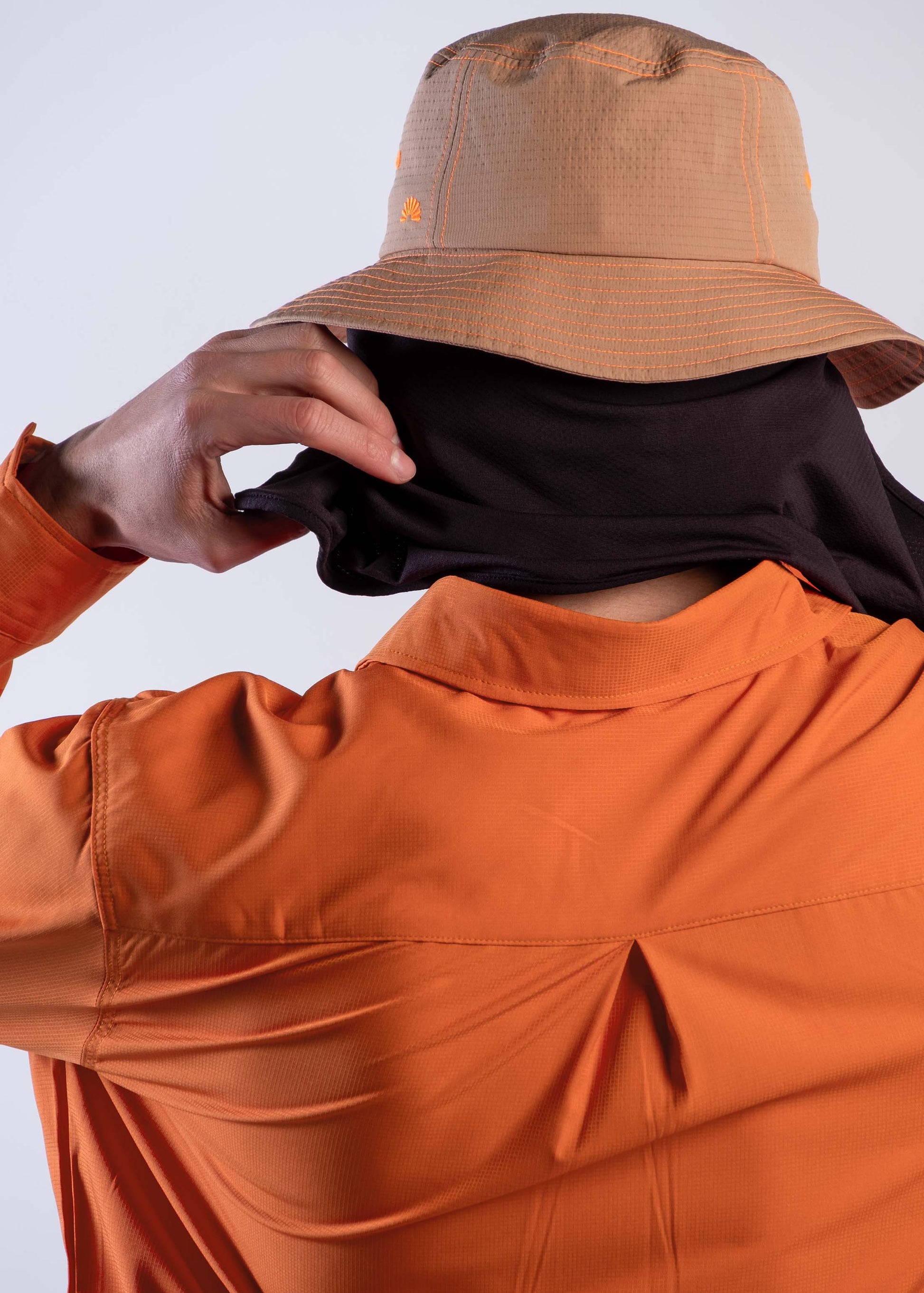 Sun Ray UPF50+ Sun Protection Clothing Sun Shirt Burnt Orange