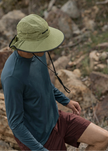 Sun Ray Upf50+ Sun Protection All G UV Tee Men Deep Teal