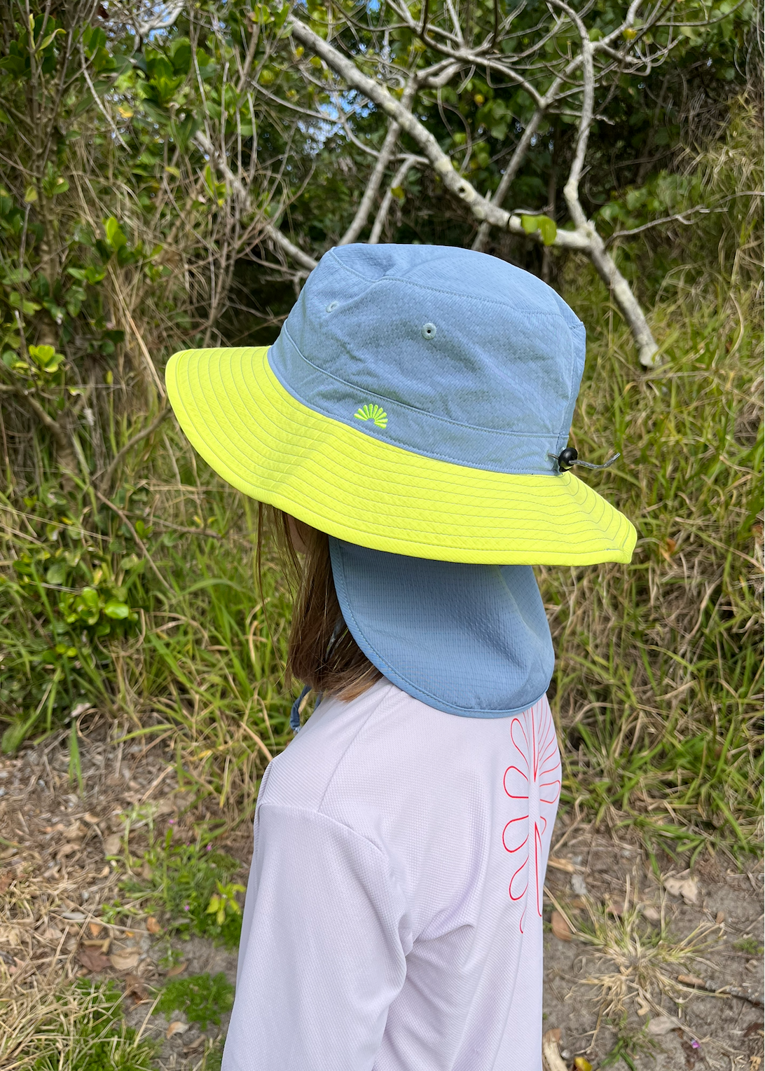Sun Ray UPF50+ Kids Bucket Hat with Neck Flap