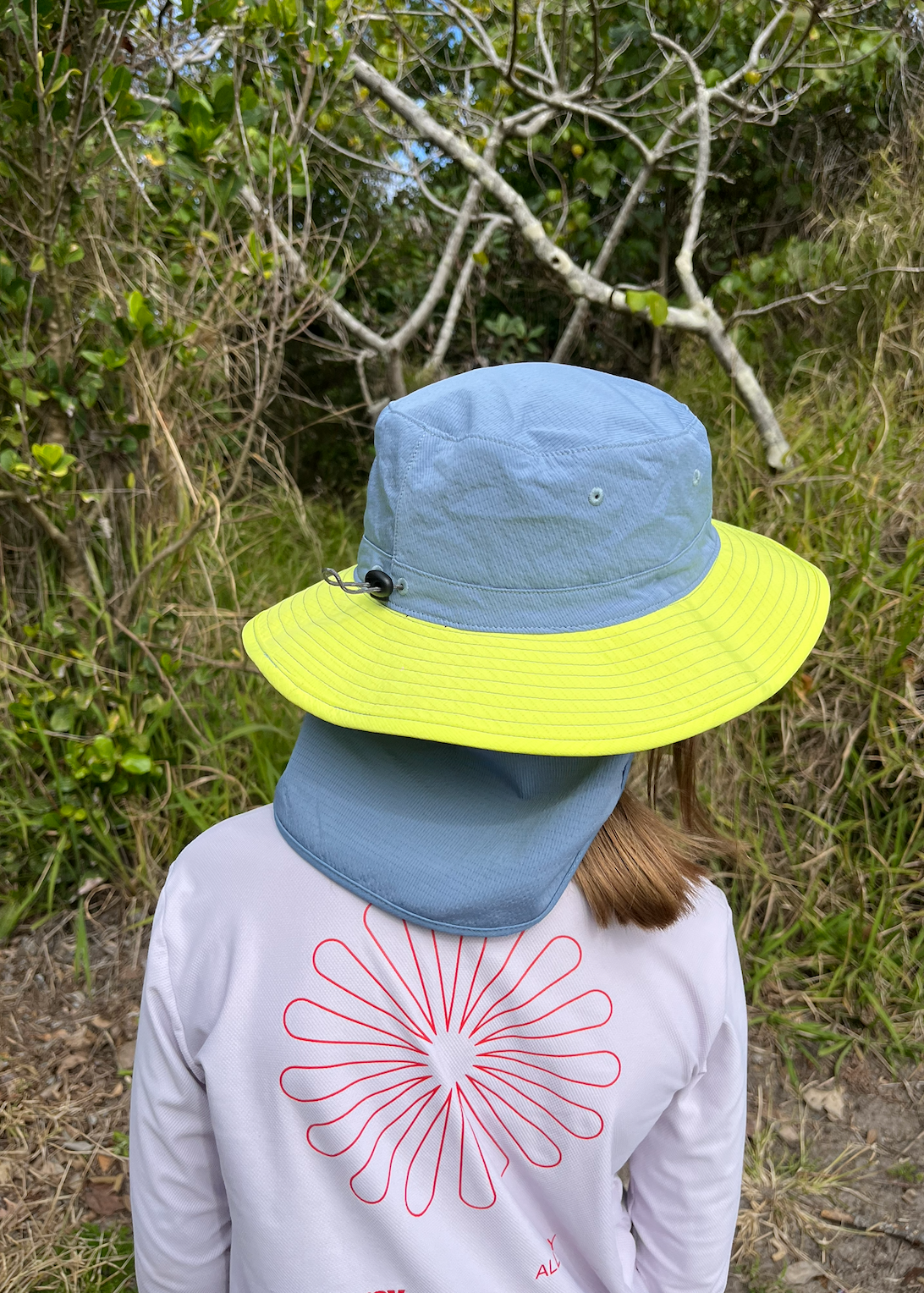 Sun Ray UPF50+ Kids Bucket Hat with Neck Flap