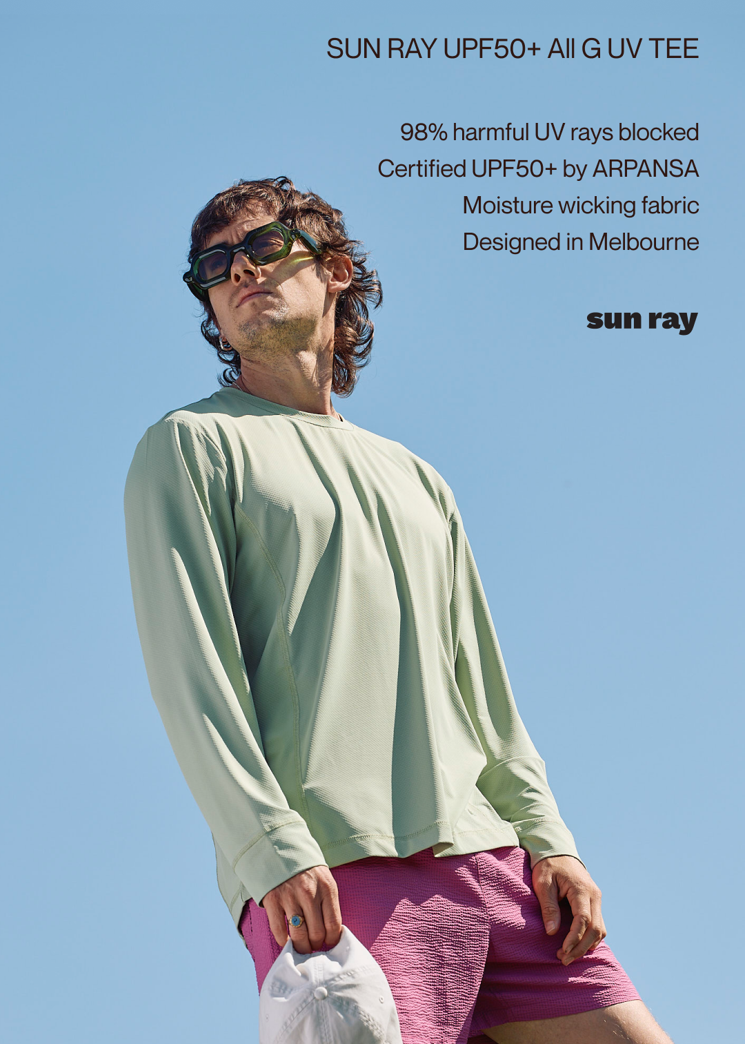 Sun Ray UPF50+ All G UV Tee